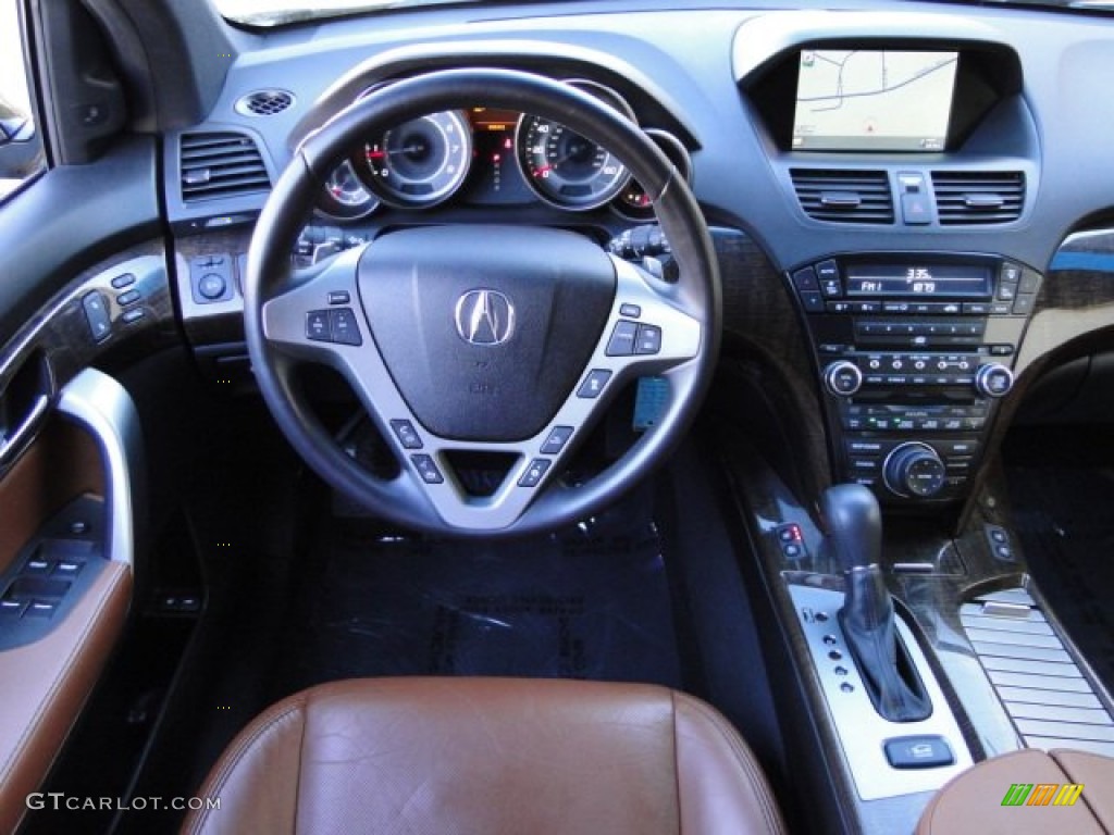 2007 Acura MDX Technology Taupe Dashboard Photo #87954180