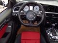 Black/Magma Red 2014 Audi S5 3.0T Prestige quattro Coupe Steering Wheel