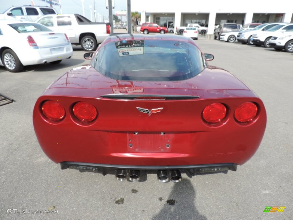 2008 Corvette Coupe - Crystal Red Metallic / Ebony photo #3