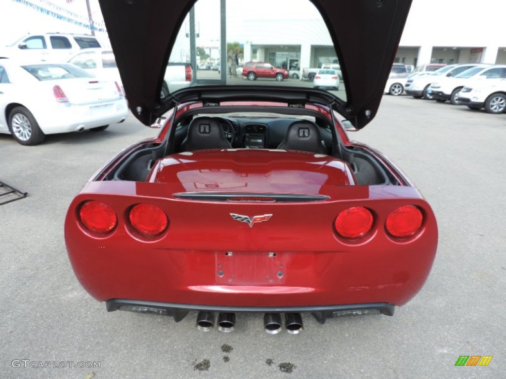 2008 Corvette Coupe - Crystal Red Metallic / Ebony photo #4