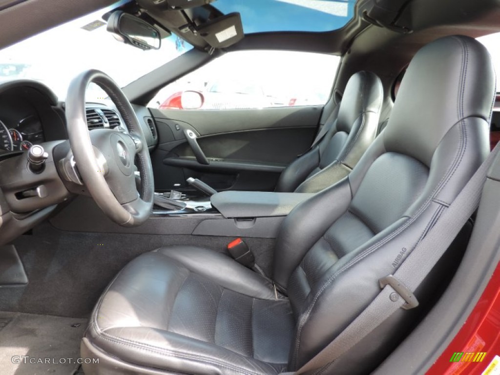 2008 Corvette Coupe - Crystal Red Metallic / Ebony photo #9