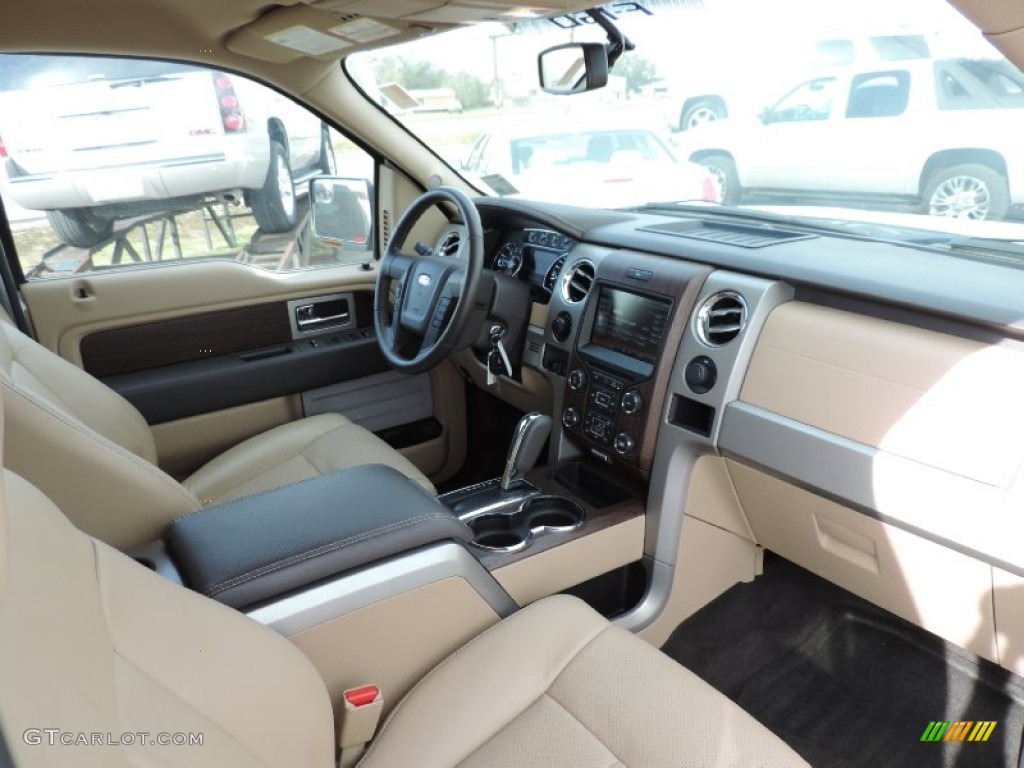 Adobe Interior 2013 Ford F150 Lariat SuperCrew 4x4 Photo #87956468