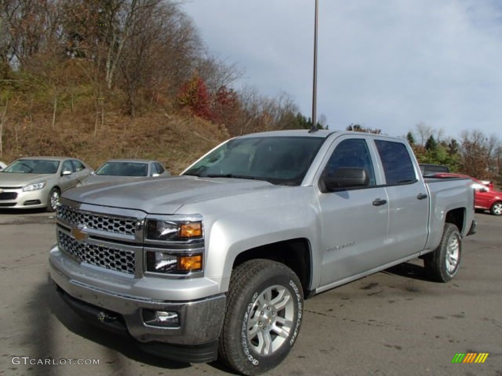 2014 Silverado 1500 LT Crew Cab 4x4 - Silver Ice Metallic / Jet Black photo #1