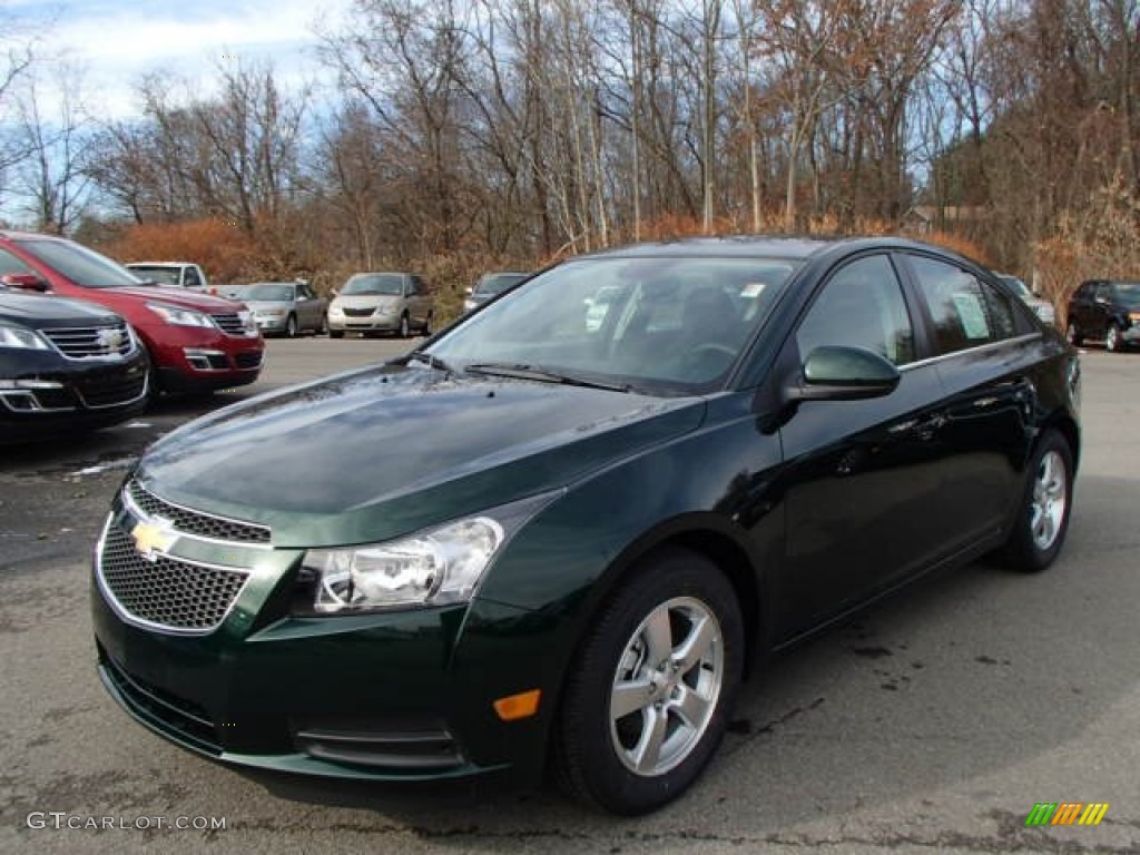 2014 Cruze LT - Rainforest Green Metallic / Jet Black photo #1
