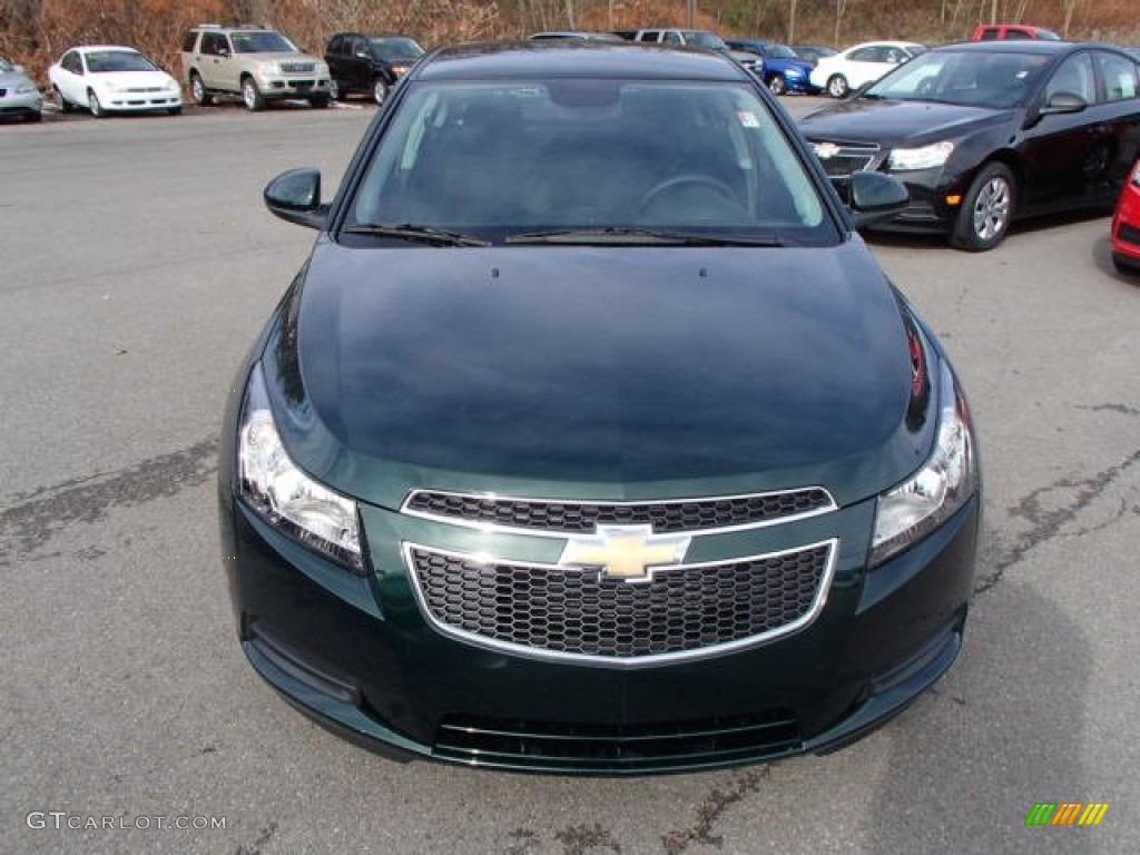 2014 Cruze LT - Rainforest Green Metallic / Jet Black photo #2