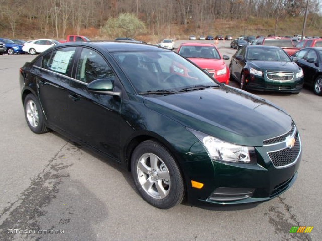 2014 Cruze LT - Rainforest Green Metallic / Jet Black photo #3