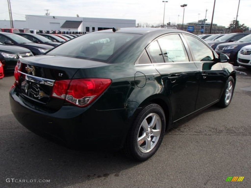 2014 Cruze LT - Rainforest Green Metallic / Jet Black photo #5