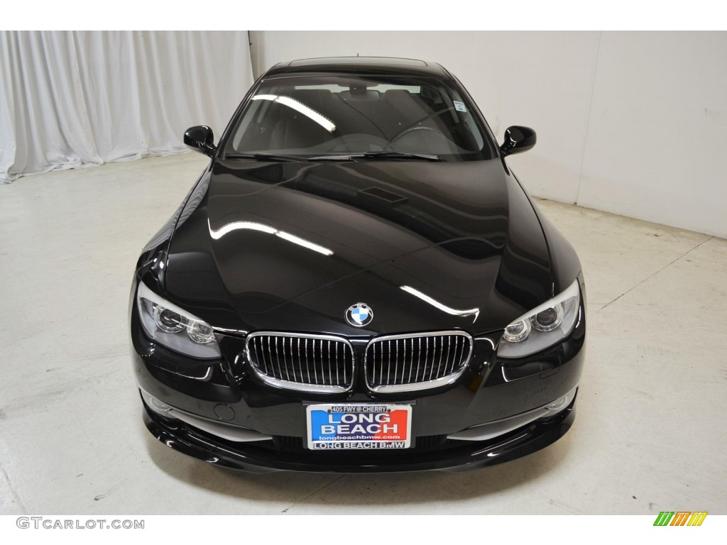 2011 3 Series 328i Coupe - Jet Black / Black photo #4