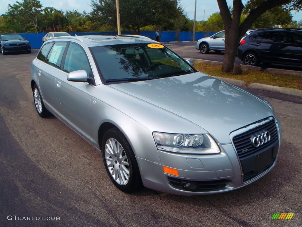 Light Silver Metallic 2007 Audi A6 3.2 quattro Avant Exterior Photo #87959187