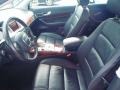 2007 Audi A6 Ebony Interior Front Seat Photo