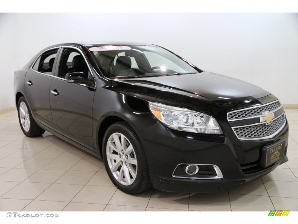 2013 Malibu LTZ - Black / Jet Black photo #1