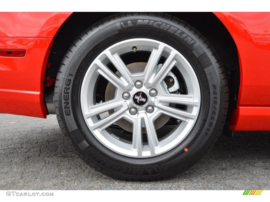 2014 Mustang V6 Coupe - Race Red / Charcoal Black photo #10