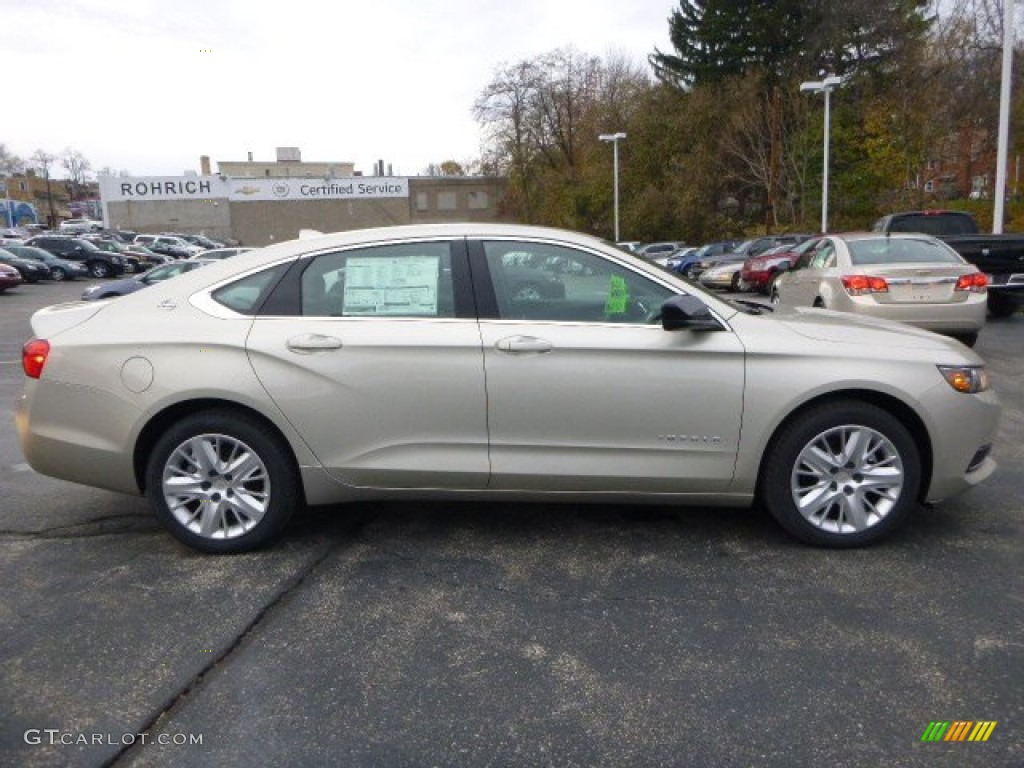 2014 Impala LS - Champagne Silver Metallic / Jet Black/Dark Titanium photo #2
