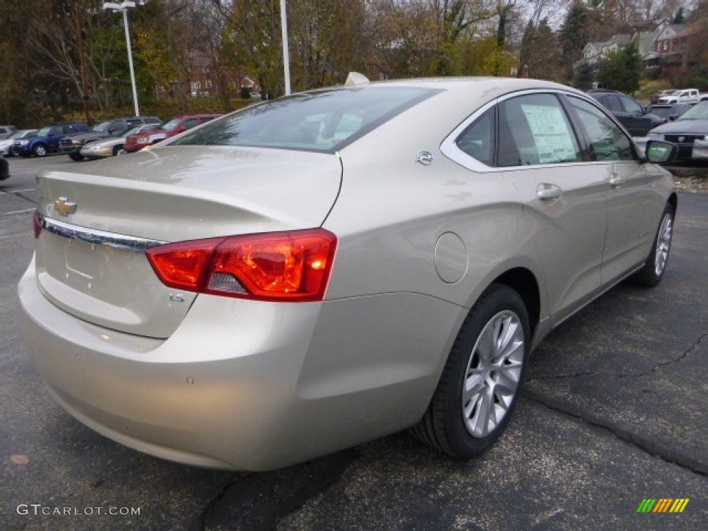 2014 Impala LS - Champagne Silver Metallic / Jet Black/Dark Titanium photo #3