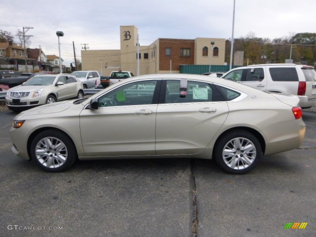 2014 Impala LS - Champagne Silver Metallic / Jet Black/Dark Titanium photo #6