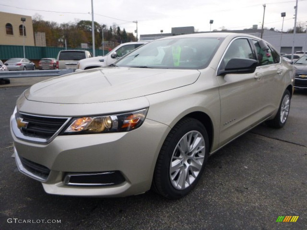 2014 Impala LS - Champagne Silver Metallic / Jet Black/Dark Titanium photo #7