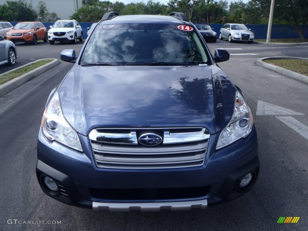 2014 Outback 2.5i Limited - Twilight Blue Metallic / Black photo #2