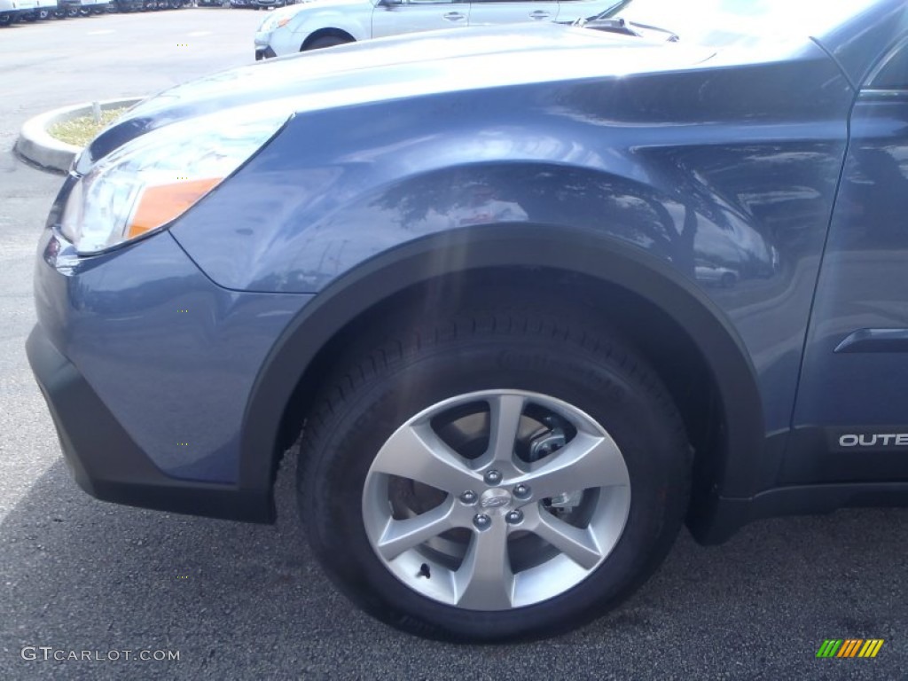 2014 Outback 2.5i Limited - Twilight Blue Metallic / Black photo #8