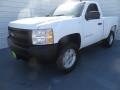 2007 Summit White Chevrolet Silverado 1500 LS Regular Cab 4x4  photo #8