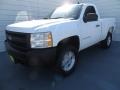 2007 Summit White Chevrolet Silverado 1500 LS Regular Cab 4x4  photo #9