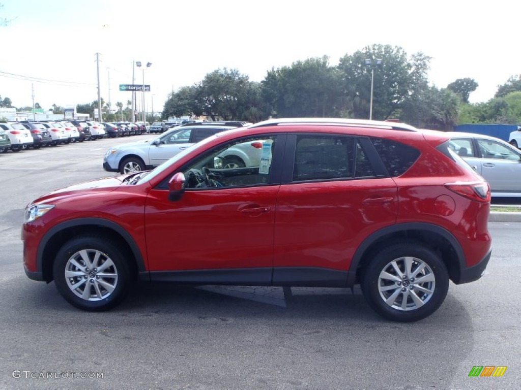 2014 CX-5 Touring - Soul Red Metallic / Sand photo #3