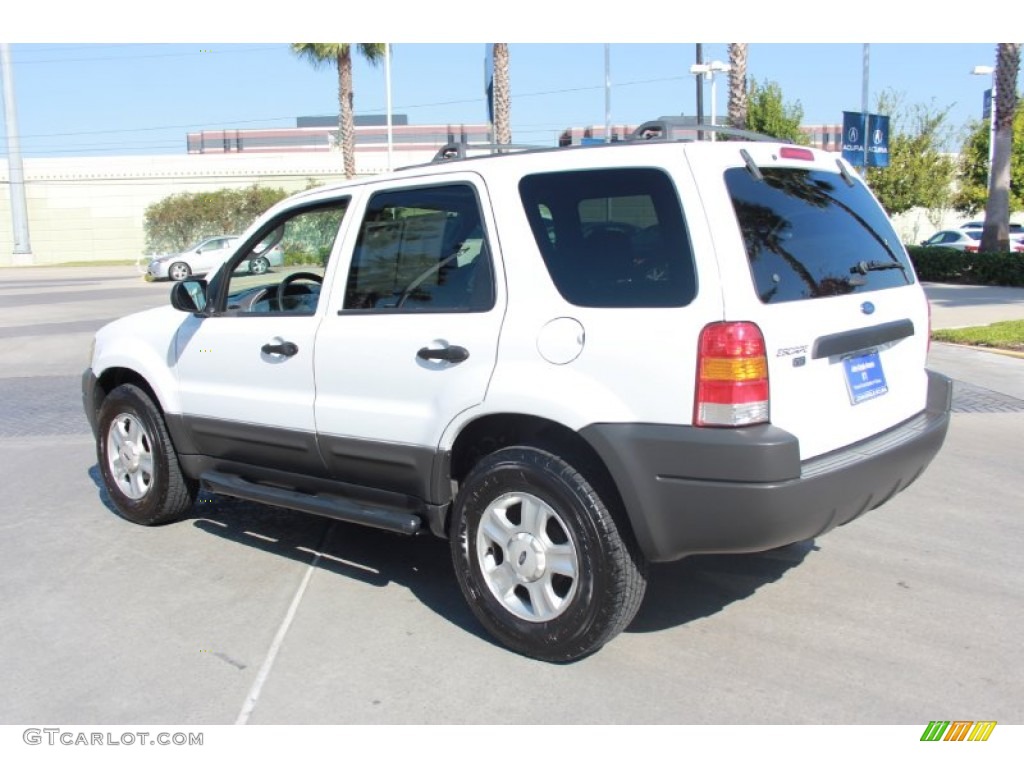 2004 Escape XLT V6 - Oxford White / Medium/Dark Flint photo #7