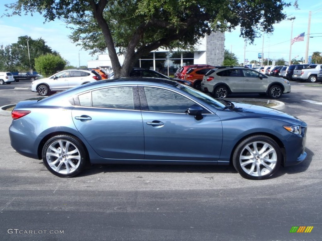 2014 MAZDA6 Touring - Blue Reflex Mica / Sand photo #5