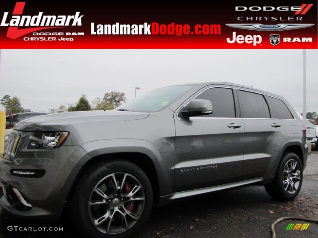 2012 Grand Cherokee SRT8 4x4 - Mineral Gray Metallic / SRT Black photo #1