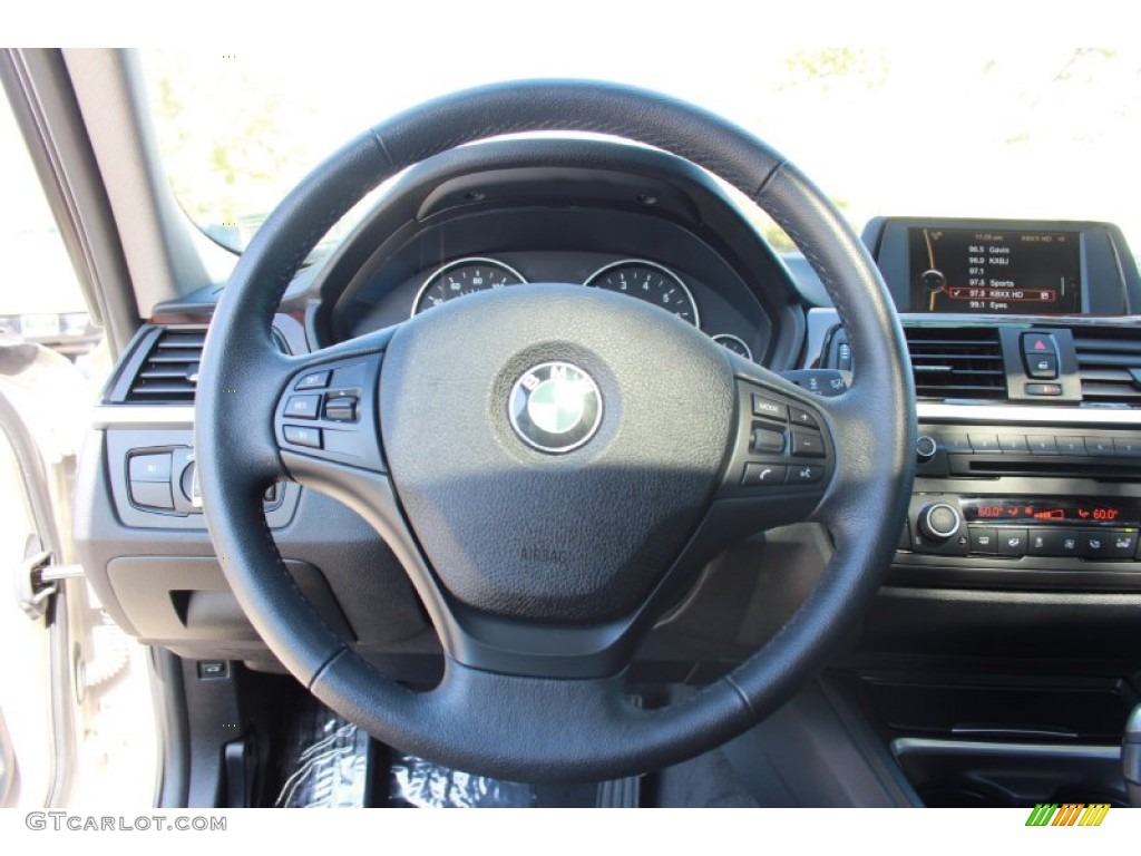 2013 3 Series 328i Sedan - Orion Silver Metallic / Black photo #22