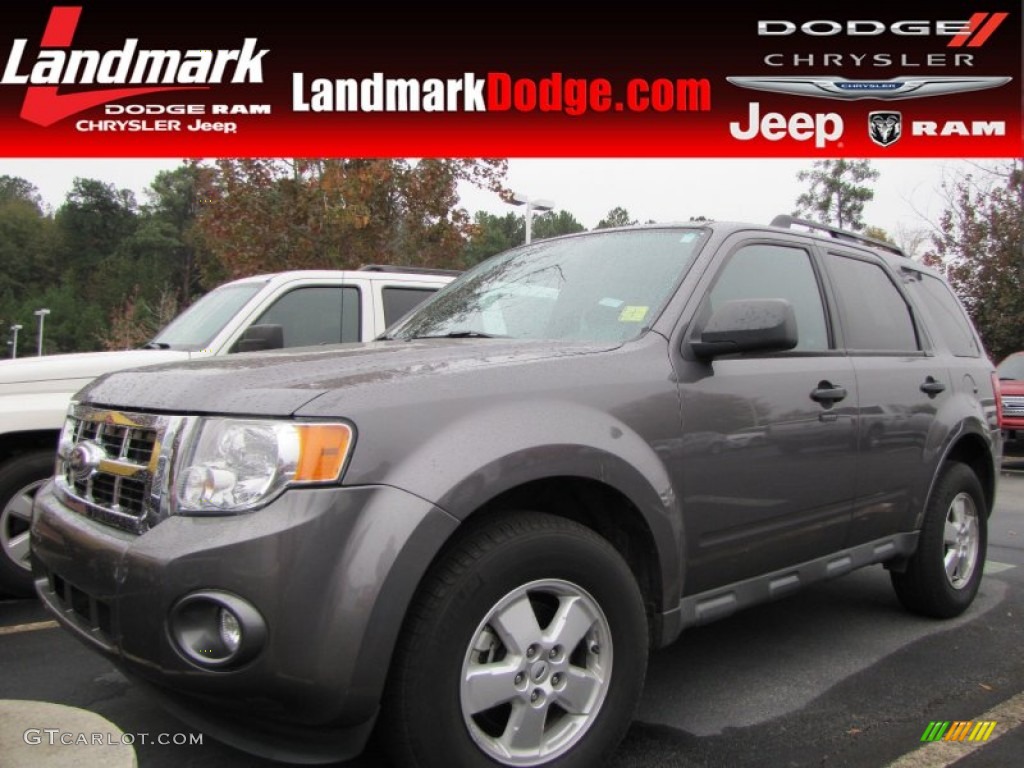 2010 Escape XLT - Sterling Grey Metallic / Charcoal Black photo #1