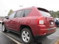 2013 Deep Cherry Red Crystal Pearl Jeep Compass Latitude  photo #2