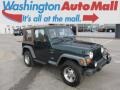 2000 Forest Green Pearl Jeep Wrangler Sport 4x4 #87957805