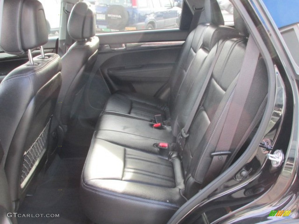 Black Interior 2013 Kia Sorento EX V6 AWD Photo #87965925