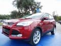 2014 Ruby Red Ford Escape Titanium 2.0L EcoBoost  photo #1