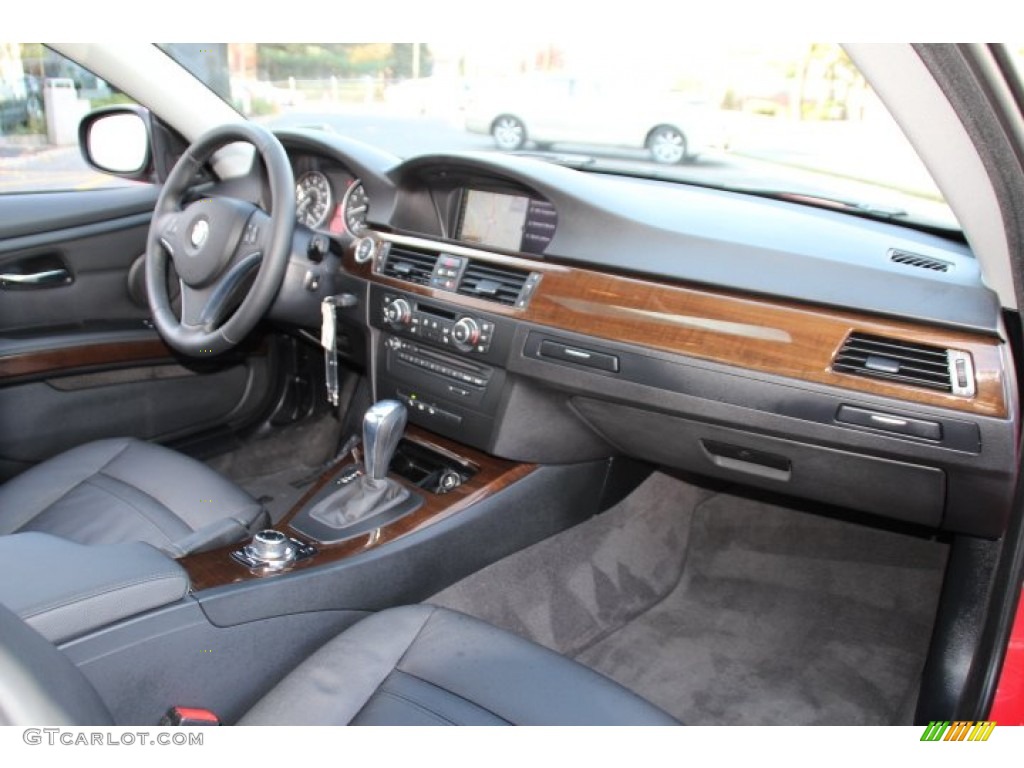2013 BMW 3 Series 335i xDrive Coupe Black Dashboard Photo #87967842