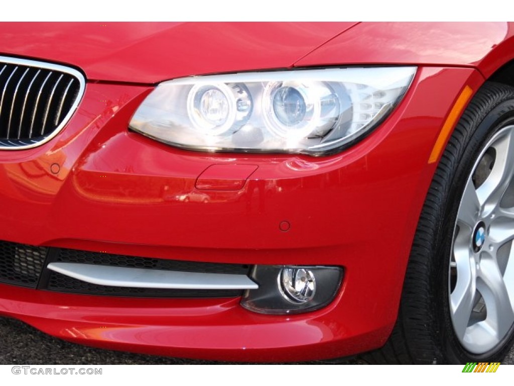 2013 3 Series 335i xDrive Coupe - Crimson Red / Black photo #28