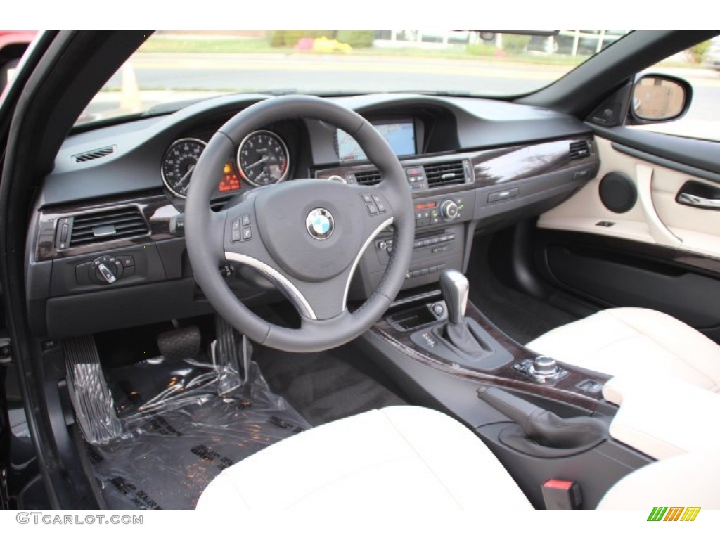 2013 3 Series 335i Convertible - Black Sapphire Metallic / Oyster photo #9
