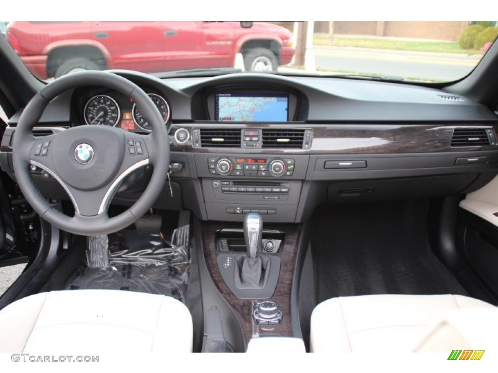 2013 3 Series 335i Convertible - Black Sapphire Metallic / Oyster photo #12