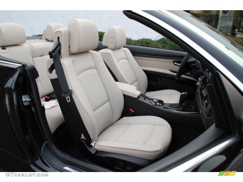 2013 3 Series 335i Convertible - Black Sapphire Metallic / Oyster photo #23