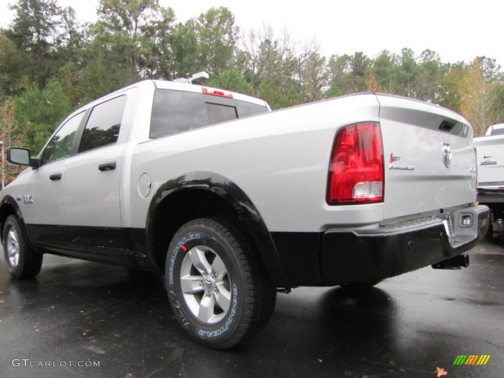 Bright Silver Metallic 2014 Ram 1500 Outdoorsman Crew Cab 4x4 Exterior Photo #87968763