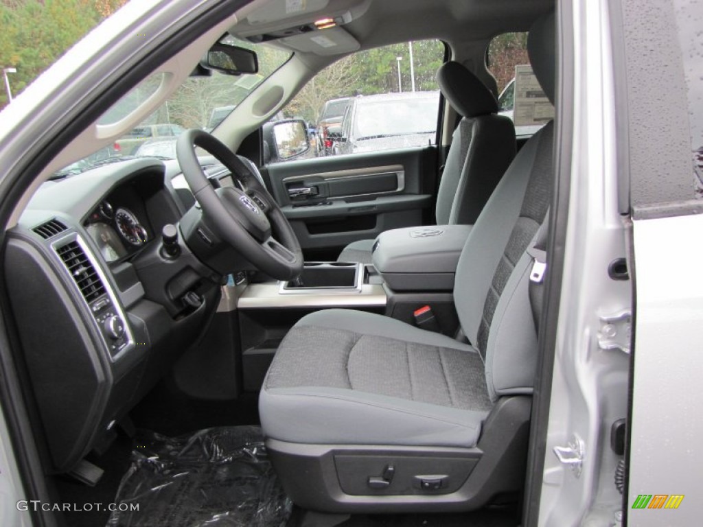 Black/Diesel Gray Interior 2014 Ram 1500 Outdoorsman Crew Cab 4x4 Photo #87968889