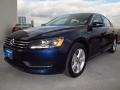 2014 Night Blue Metallic Volkswagen Passat 1.8T Wolfsburg Edition  photo #3