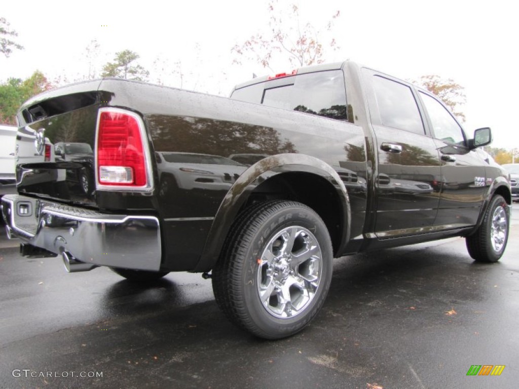 2014 1500 Laramie Crew Cab - Black Gold Pearl Coat / Canyon Brown/Light Frost Beige photo #3