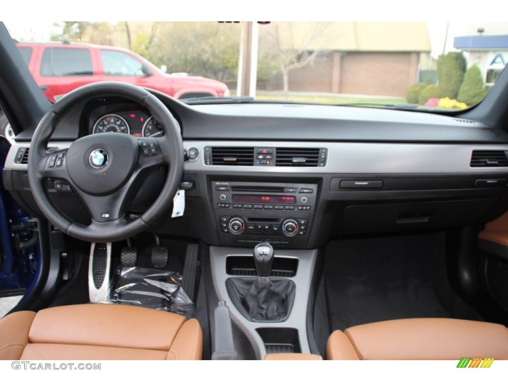 2011 BMW 3 Series 328i xDrive Coupe Saddle Brown Dakota Leather Dashboard Photo #87970341