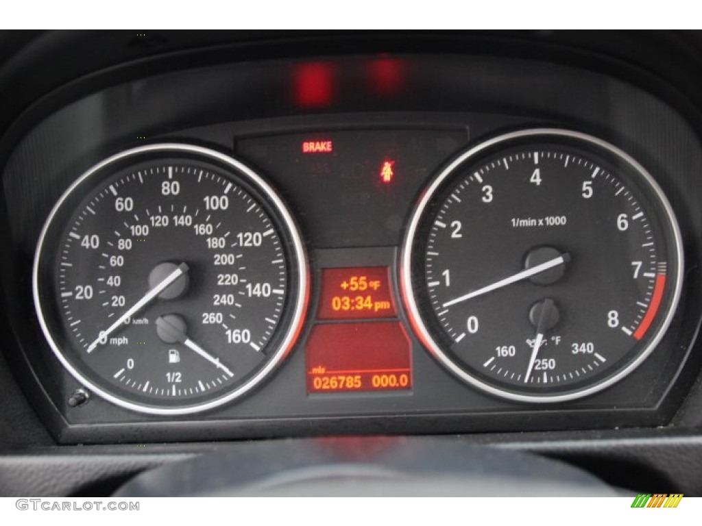 2011 BMW 3 Series 328i xDrive Coupe Gauges Photo #87970482