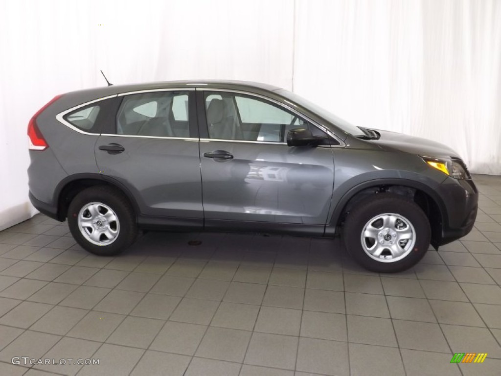 2014 CR-V LX AWD - Polished Metal Metallic / Gray photo #5