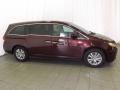 2014 Dark Cherry Pearl Honda Odyssey EX  photo #5