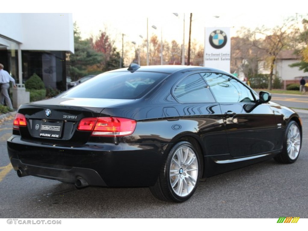 2010 3 Series 335i xDrive Coupe - Black Sapphire Metallic / Black photo #3