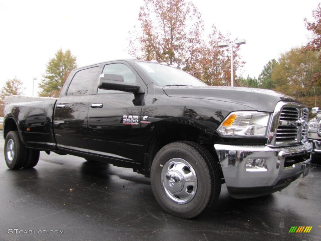 Black 2014 Ram 3500 Big Horn Crew Cab Dually Exterior Photo #87973002
