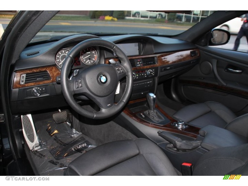 2010 3 Series 335i xDrive Coupe - Black Sapphire Metallic / Black photo #9